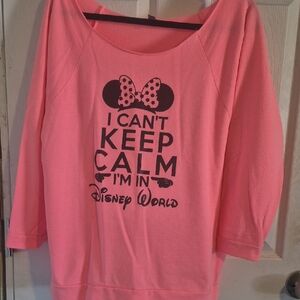 Disney Pink Graphic Top